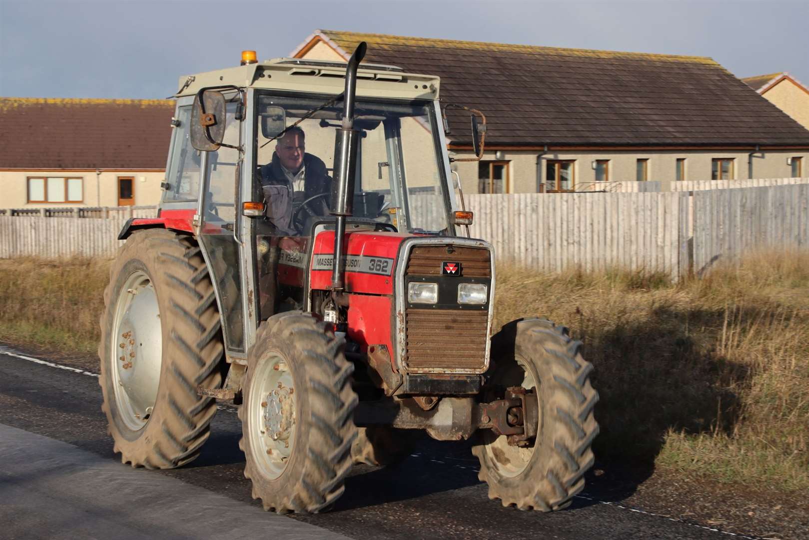 Tractor drivers paid an entry fee to take part, with all money going to Wick's Town and County Hospital. Picture: Neil Buchan