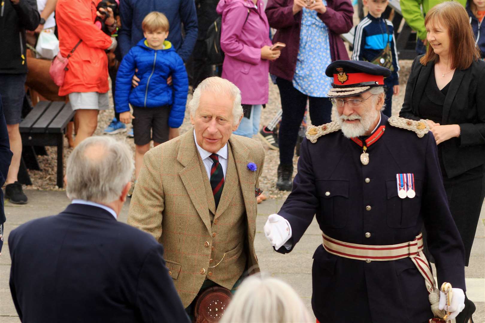 Lord Thurso introducing King Charles III to local MP Jamie Stone during His Majesty's visit to 8 Doors Distillery at John O'Groats last August. Picture: Alan Hendry