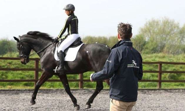 Dr Russell MacKechnie-Maguire at one of his Centaur Biomechanics clinics.