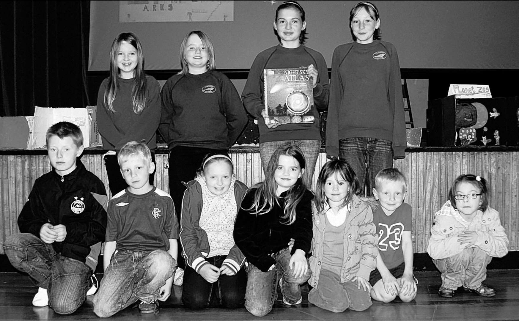 Canisbay Primary School pupils were winners in the junior category of Caithness Astronomy Group’s astro art competition during a fun day in Thurso in June 2009.