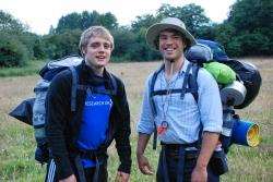 Ben Walshe and Tolga Necar are walking from John O’Groats to Land’s End.