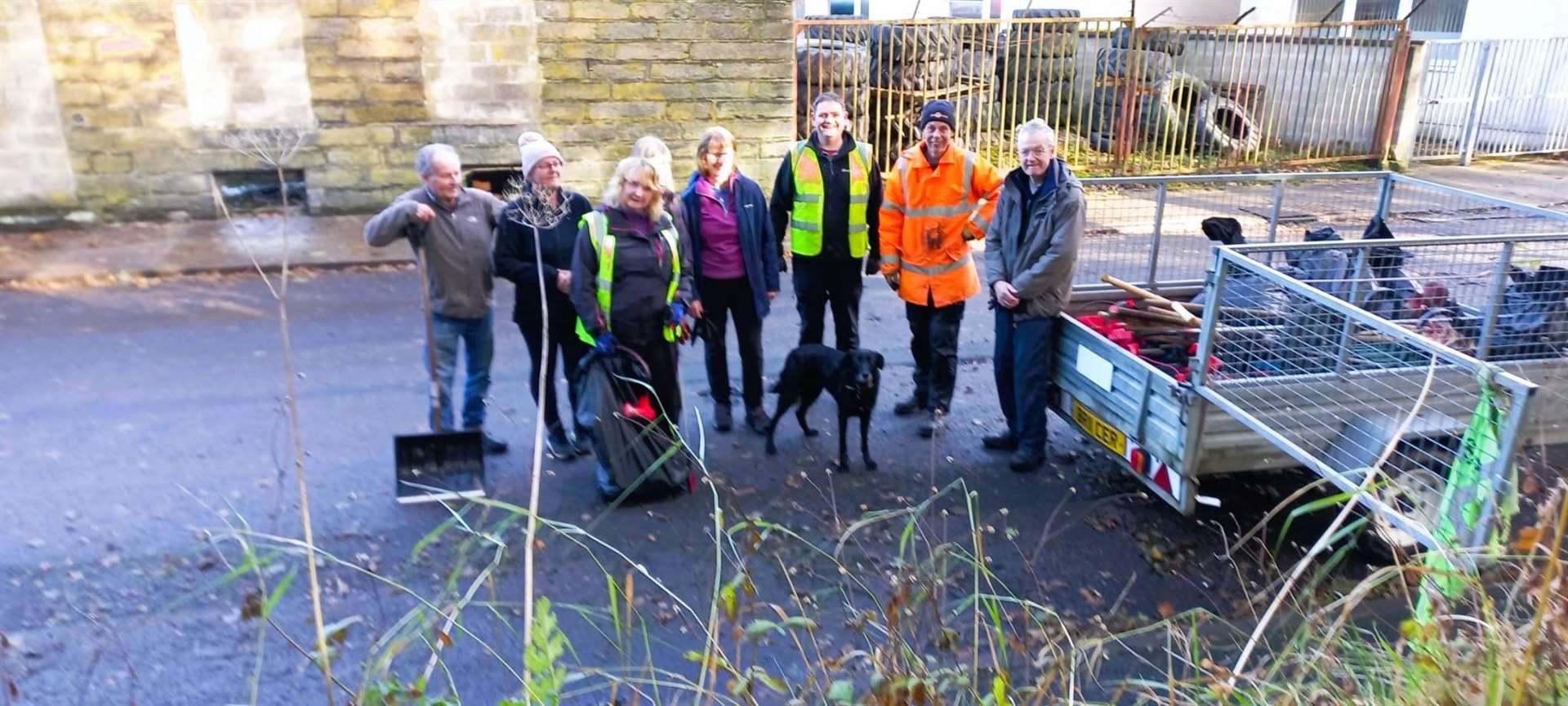 The Wick Paths Group and volunteers cleared up the iconic steep path in the town. Picture supplied