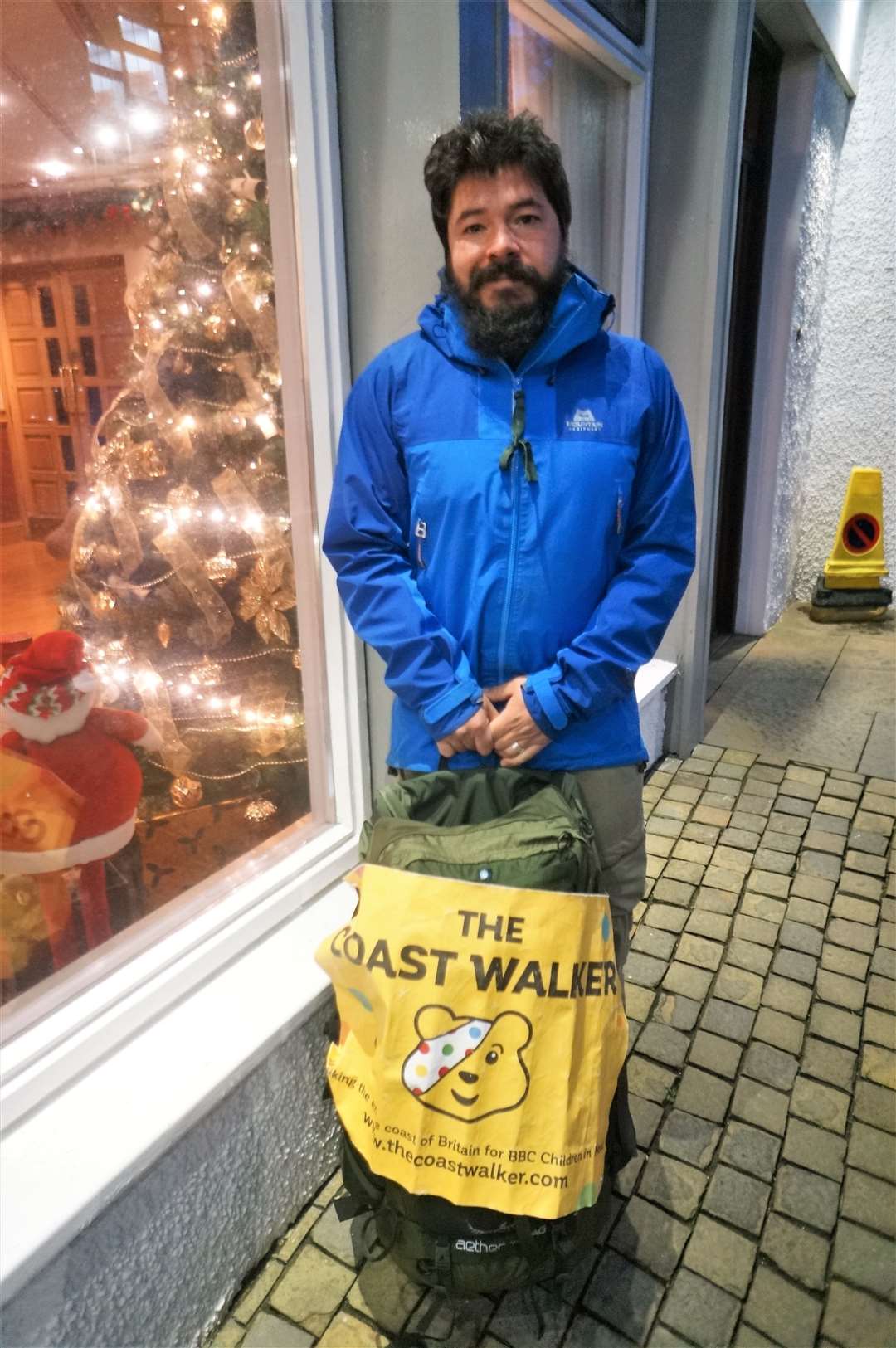 Chris is walking almost 11,000 miles around Britain’s coastline having started his journey back in May 2020. Pictures: DGS