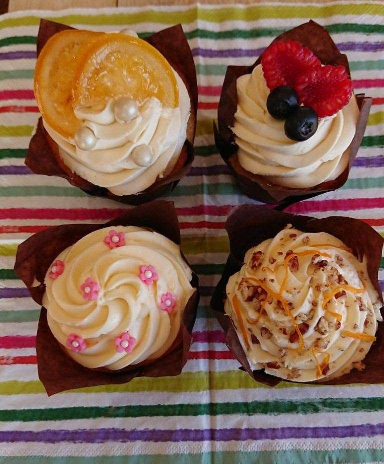 Mother's day cupcake boxes by the Storehouse.