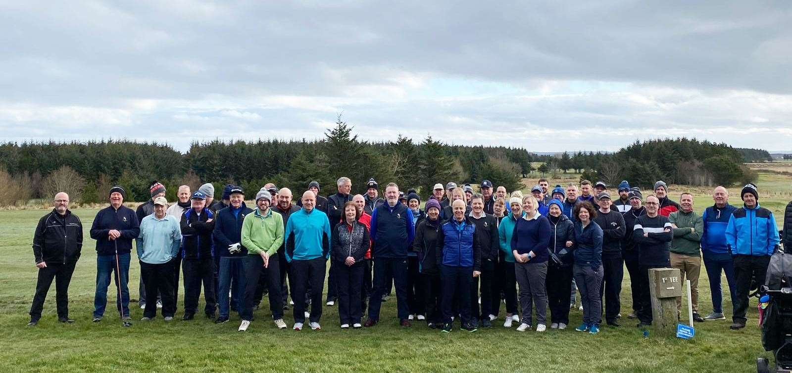 Players who took part in the Captain v Vice-Captain team matchplay competition to start the summer season at Thurso.