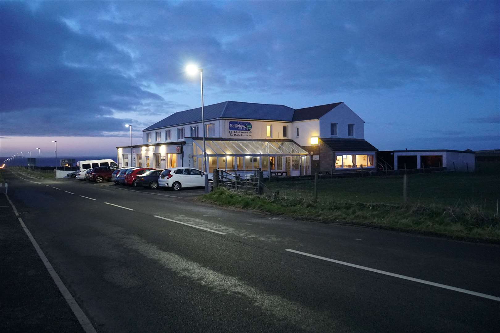 The Seaview Hotel owner, Andrew Mowat, was pleased with the increase in business after the easing of restrictions.