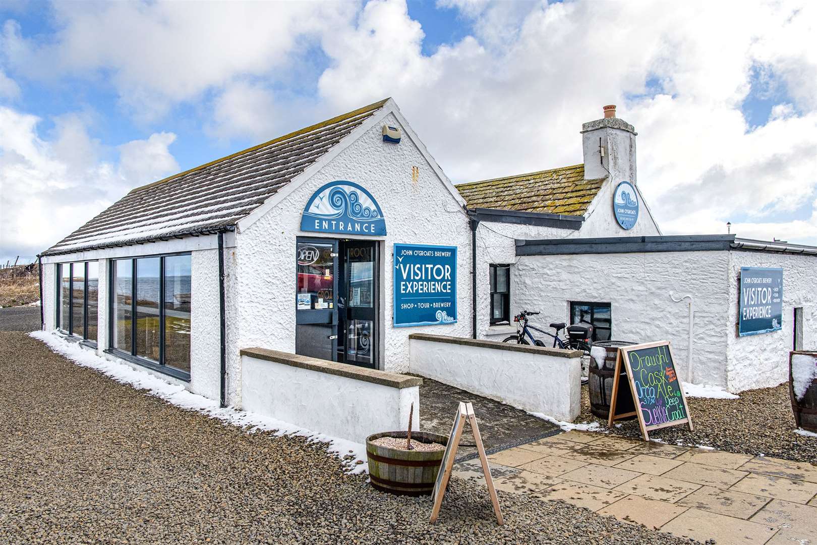The John O’Groats Brewery is based in the historic 'Last House' in the village.