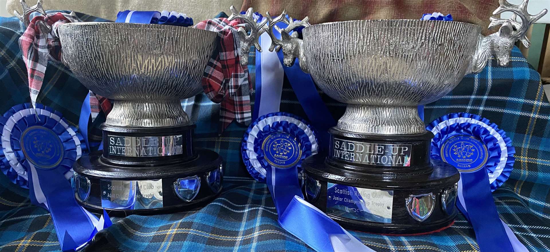 Caithness Riding Club gained the most points at the Scottish Riding Club Championships 2023 for both the senior and junior riders. The teams were presented with two trophies.