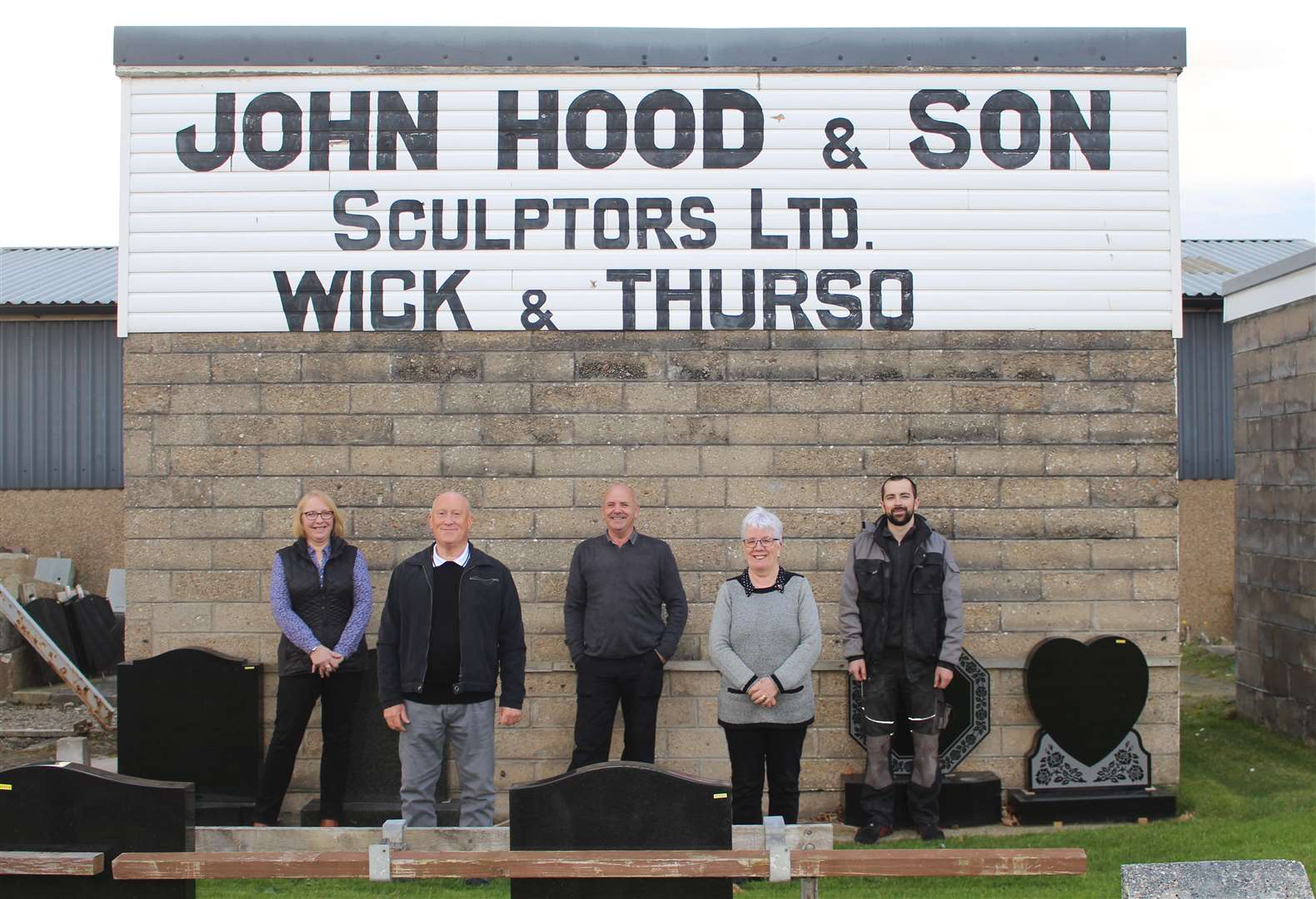 From left: Alison Miller (office), Gordon Fraser (director), Willie Wydmuch (director), Mar Gordon (office) and Steven Nicolson (director). The other director is Gavin Nicolson.