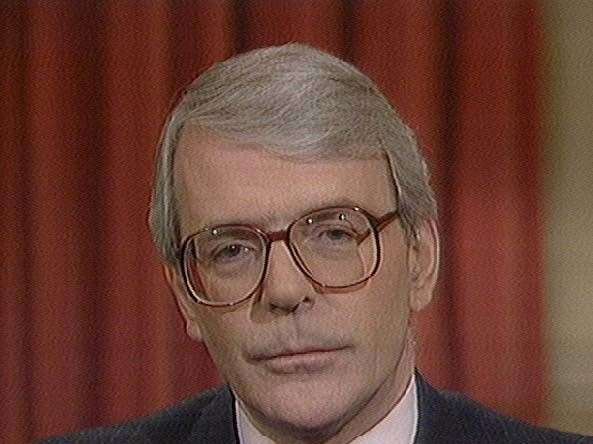 John Major said he was concerned loyalists would walk away from the ceasefire (PA)