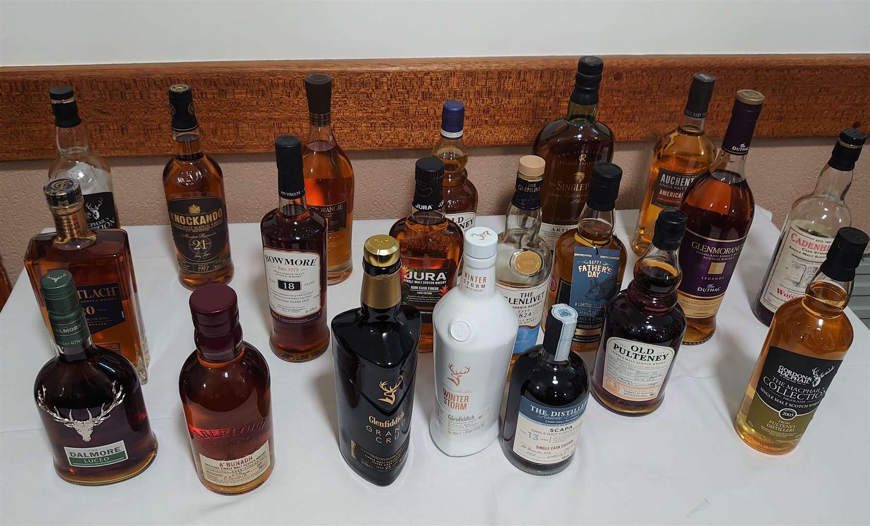 Whisky galore.