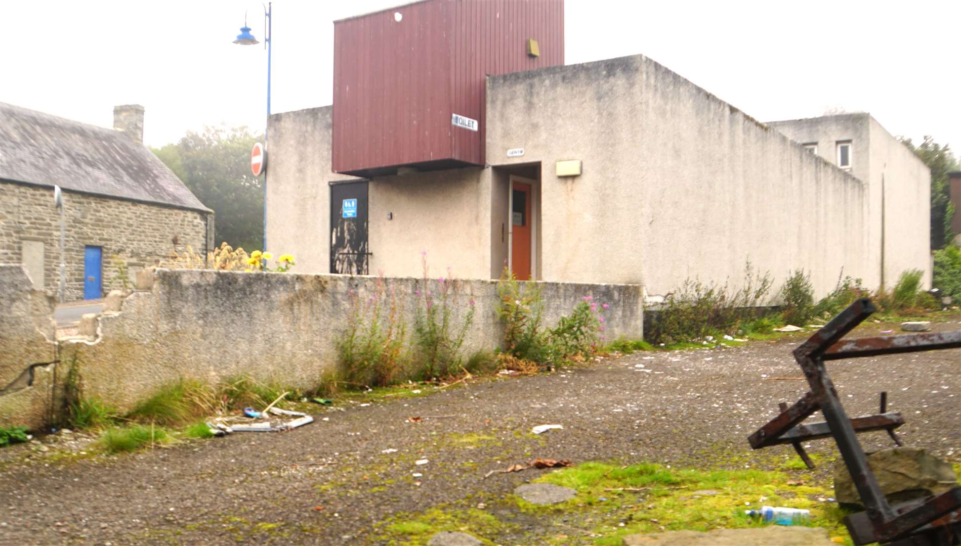 The public toilets are in an area of Wick that has been blighted by vandalism over the past few months. Picture: DGS