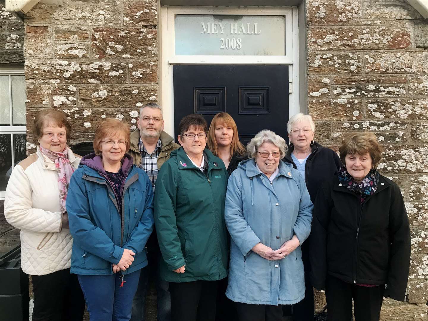 Committee members of Mey and District Senior Citizens Club.