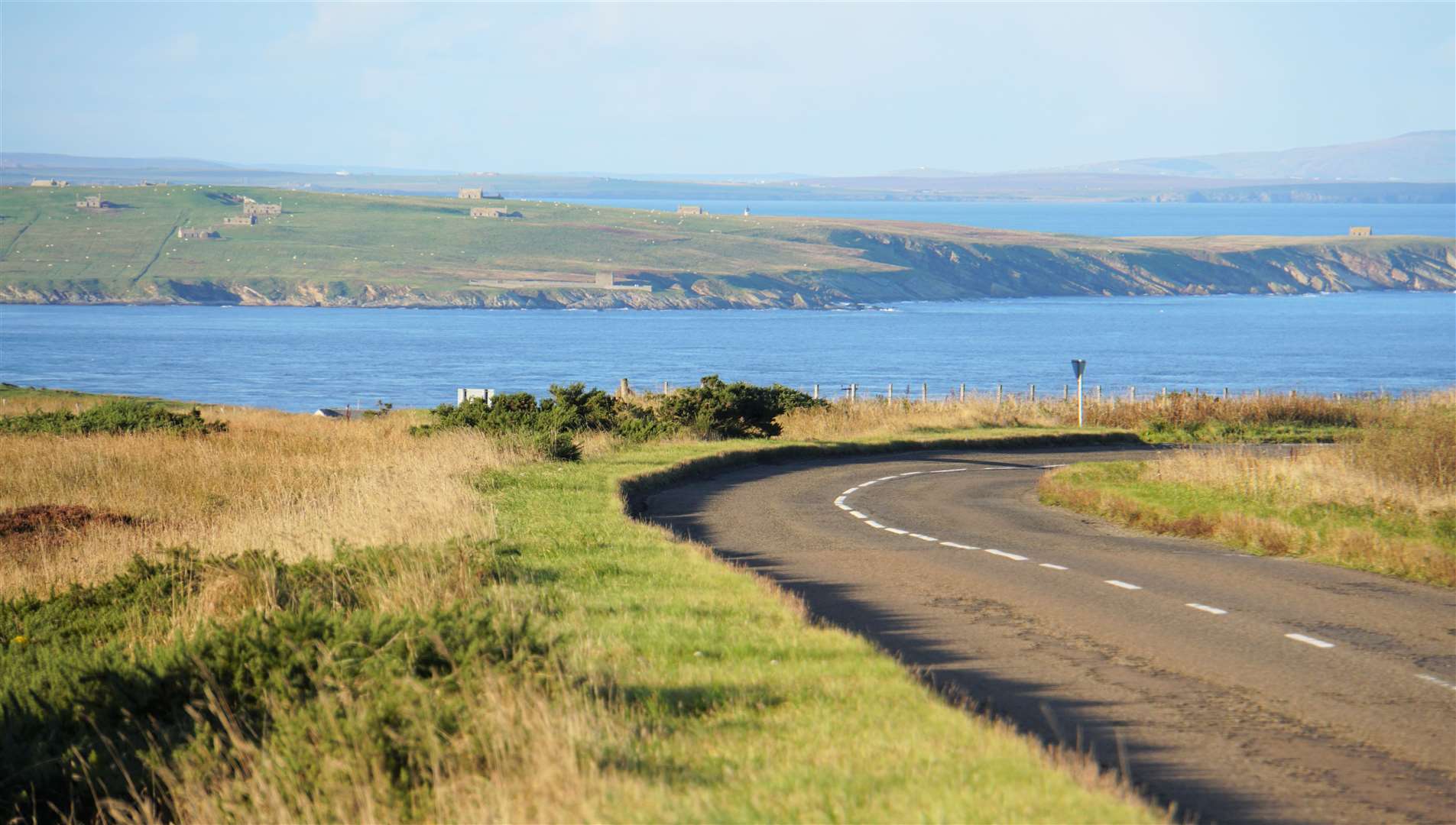 Scenic rural NC500 road heading to John O'Groats. Picture: DGS