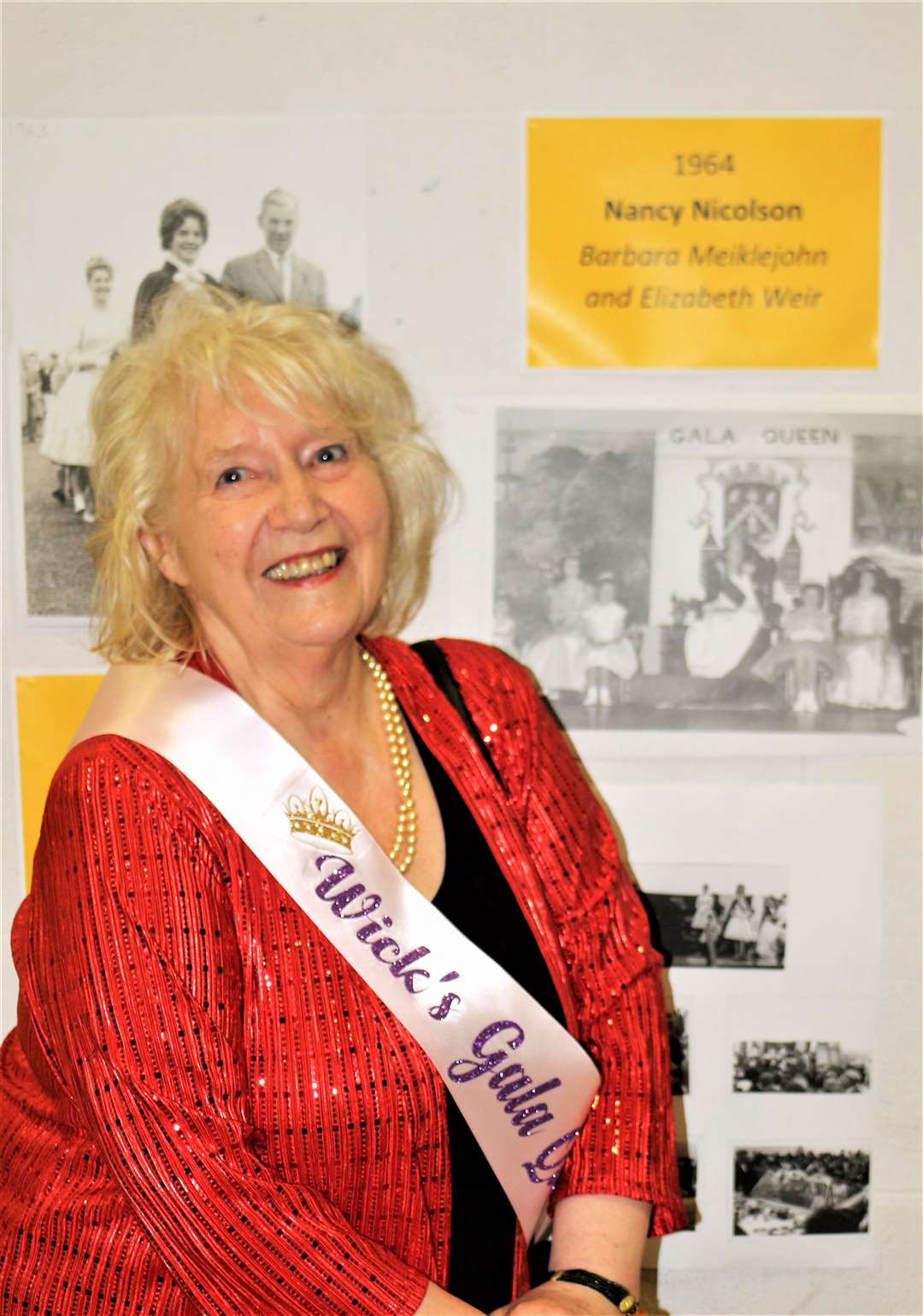 Nancy Nicolson was Wick's Gala Queen in 1964. Picture: Eswyl Fell