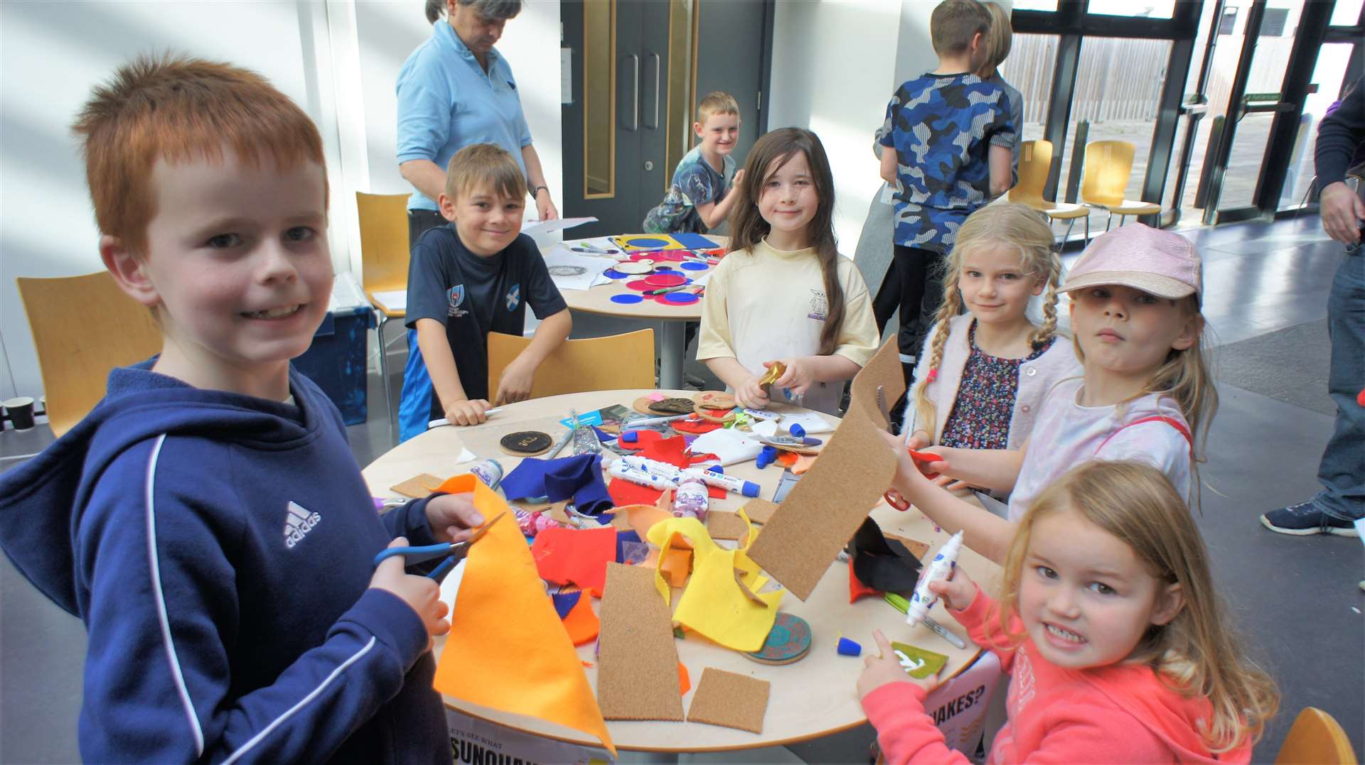 There were many activities for children to get involved in at Caithness International Science Festival 2022. Picture: DGS