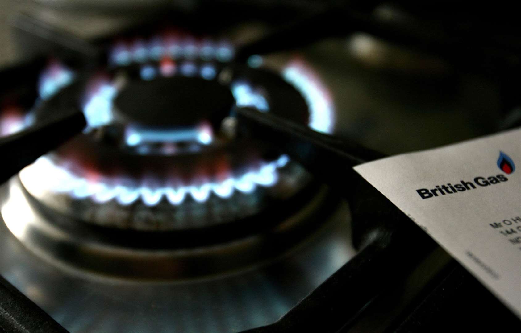 The monthly charges are calculated based on what the average household uses in a year – 4,200 units of electricity and 12,000 units of gas (Owen Humphreys/PA)