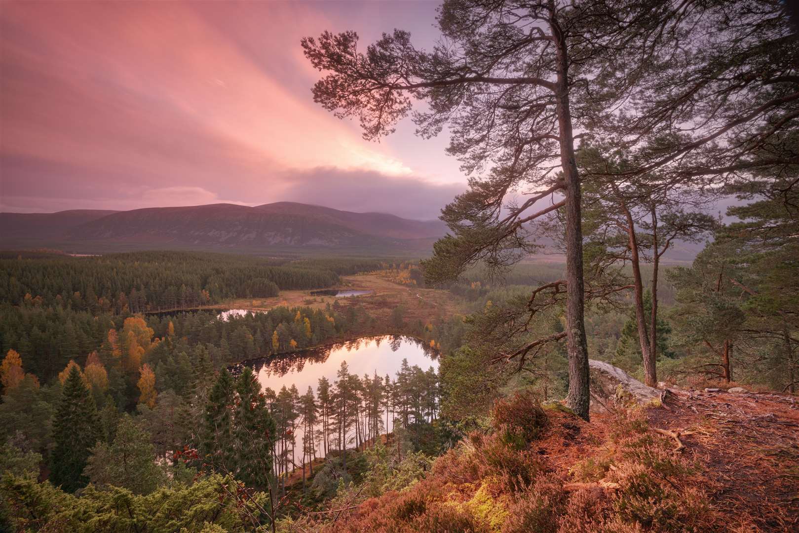 Uath Lochans from Farleitter Crag, Kingussie. Picture by: VisitScotland / Damian Shields