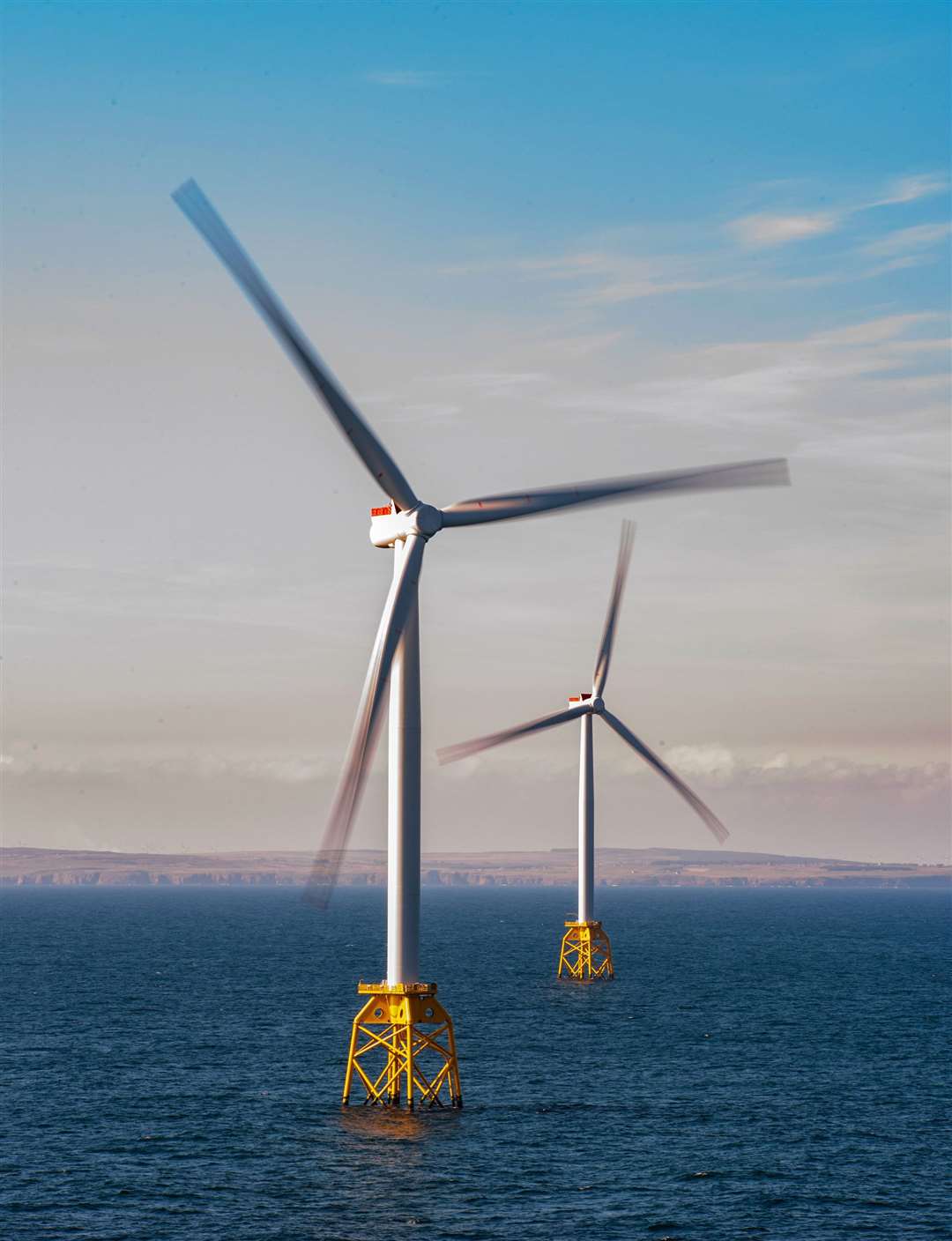 The 84-turbine Beatrice project is the fourth largest offshore wind farm in the world. Picture: Bowl