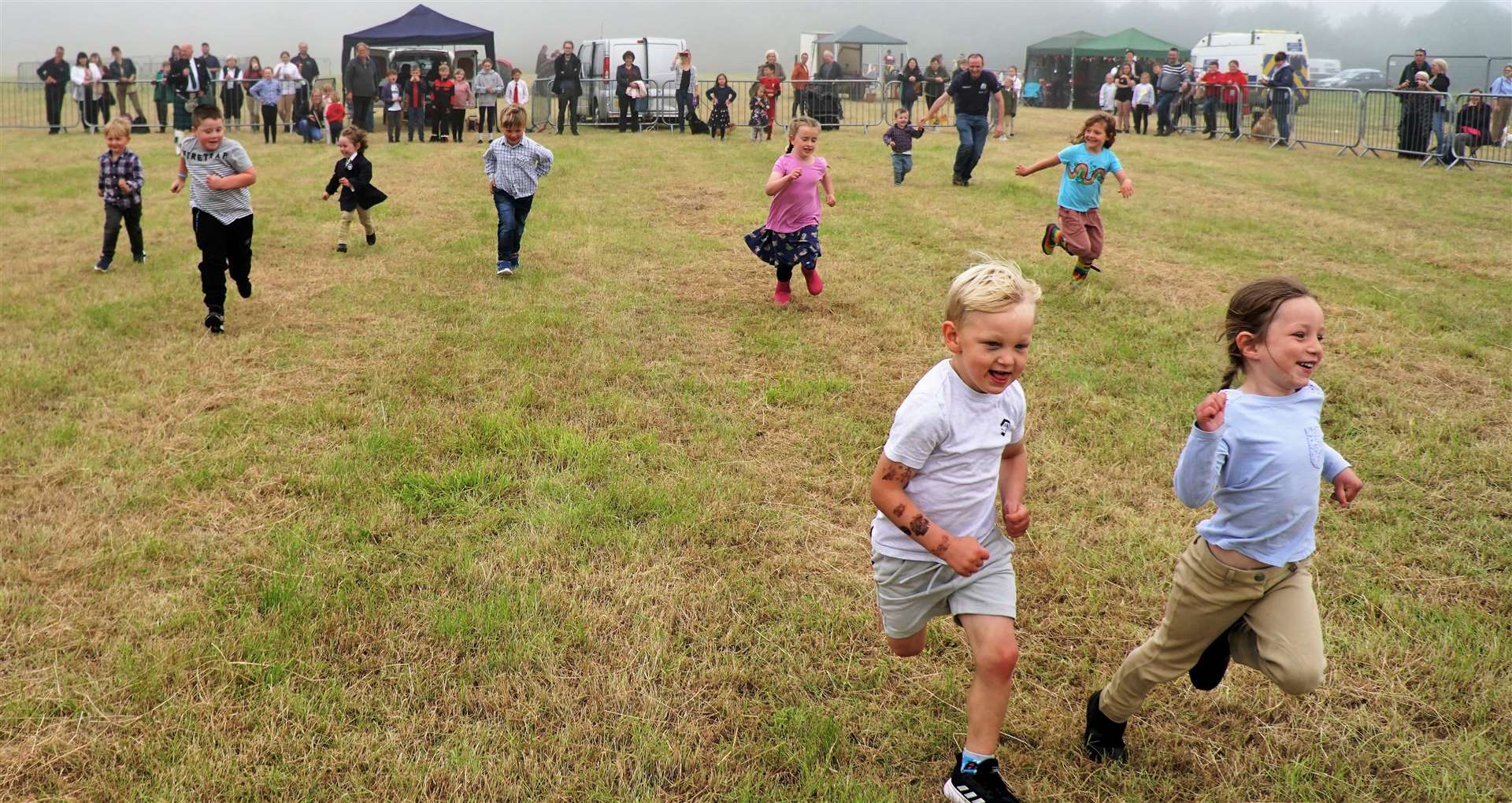 Children's race at the Thrumster Game and Countryside Fair. Picture: DGS