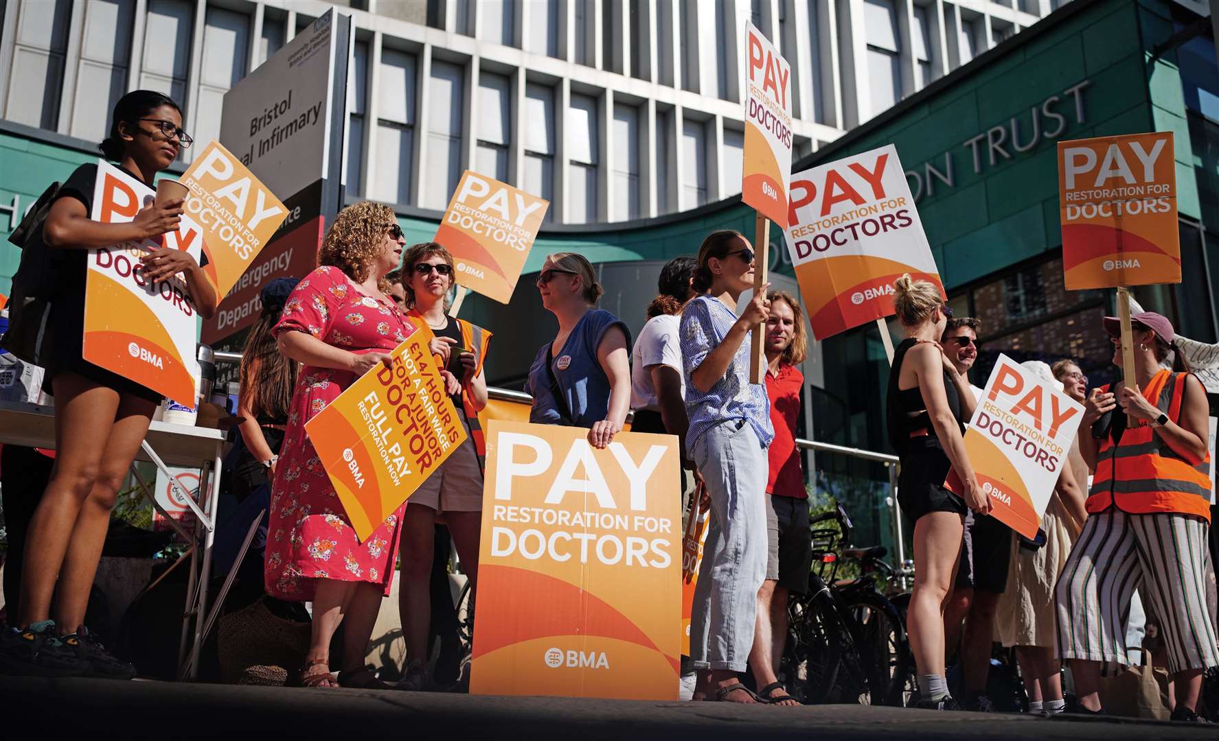 Eight months of industrial action had led to 651,000 routine procedures and appointments being rescheduled, NHS Providers said (Ben Birchall/PA)