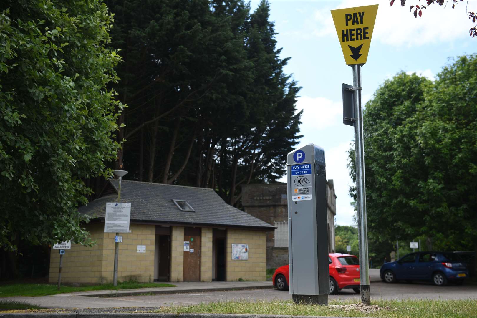 A parking meter at Whin Park.