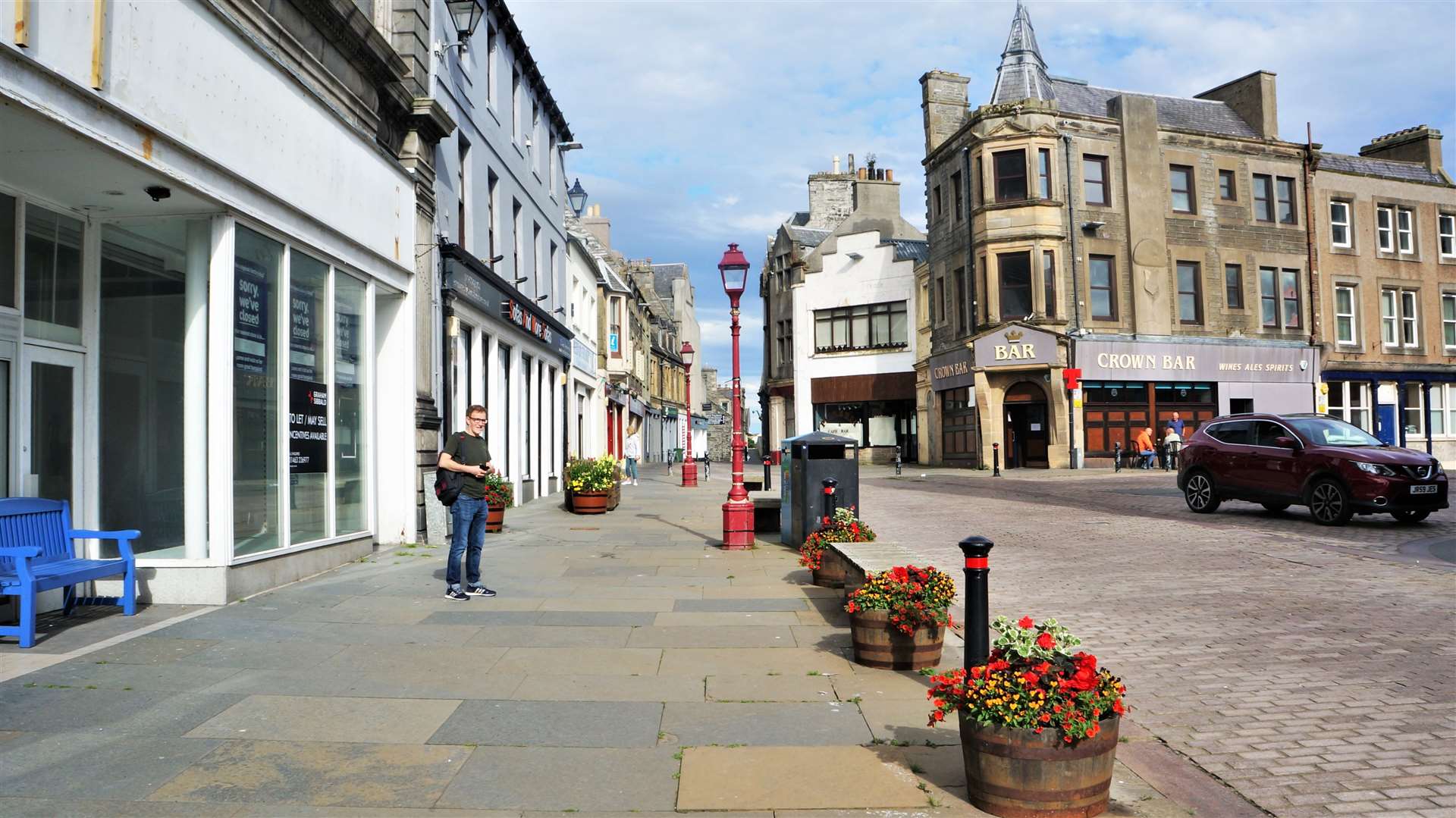 Work will be undertaken in Wick town centre to improve its aesthetic appeal. Picture: DGS