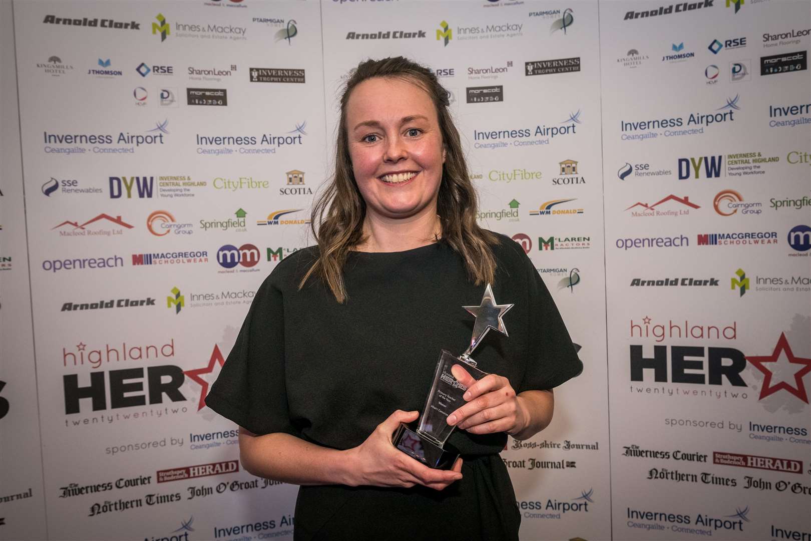 Primary teacher of the year Mhairi Cameron. Picture: Callum Mackay