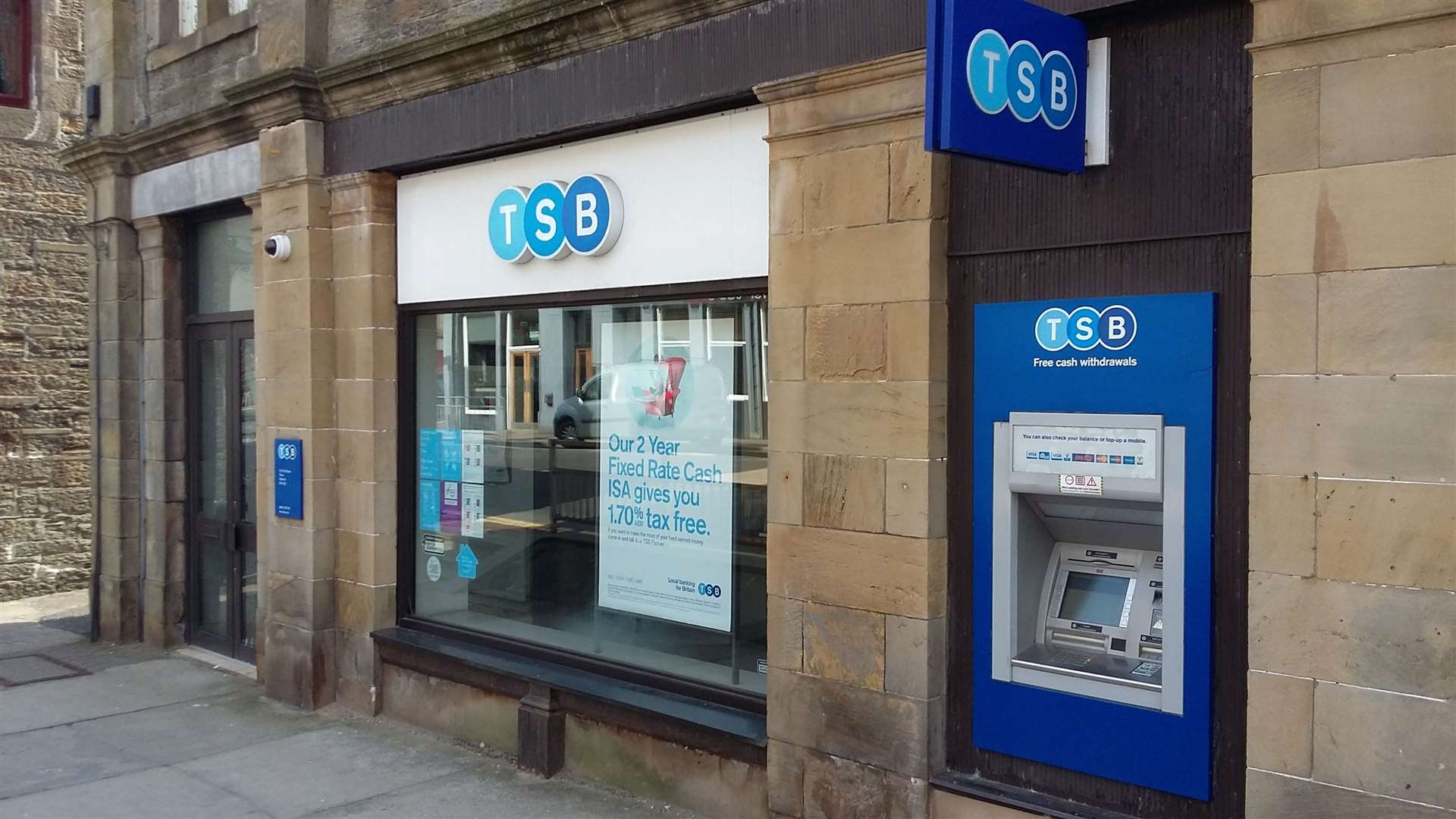 TSB branches in Thurso and Wick will have reduced opening hours.