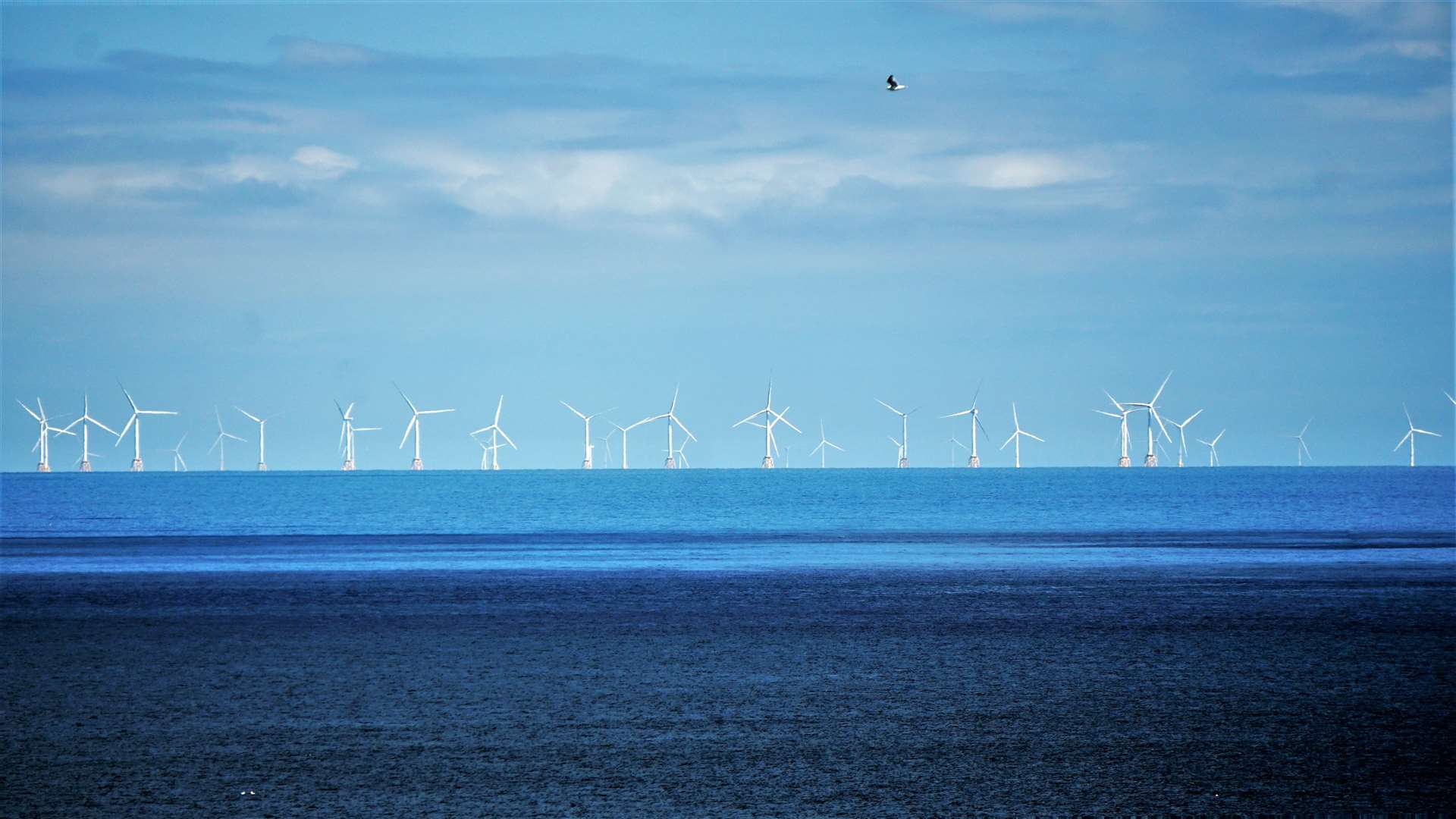 Wind turbines off the Lybster coast. More are being set up as part of a new windfarm project. Picture: DGS