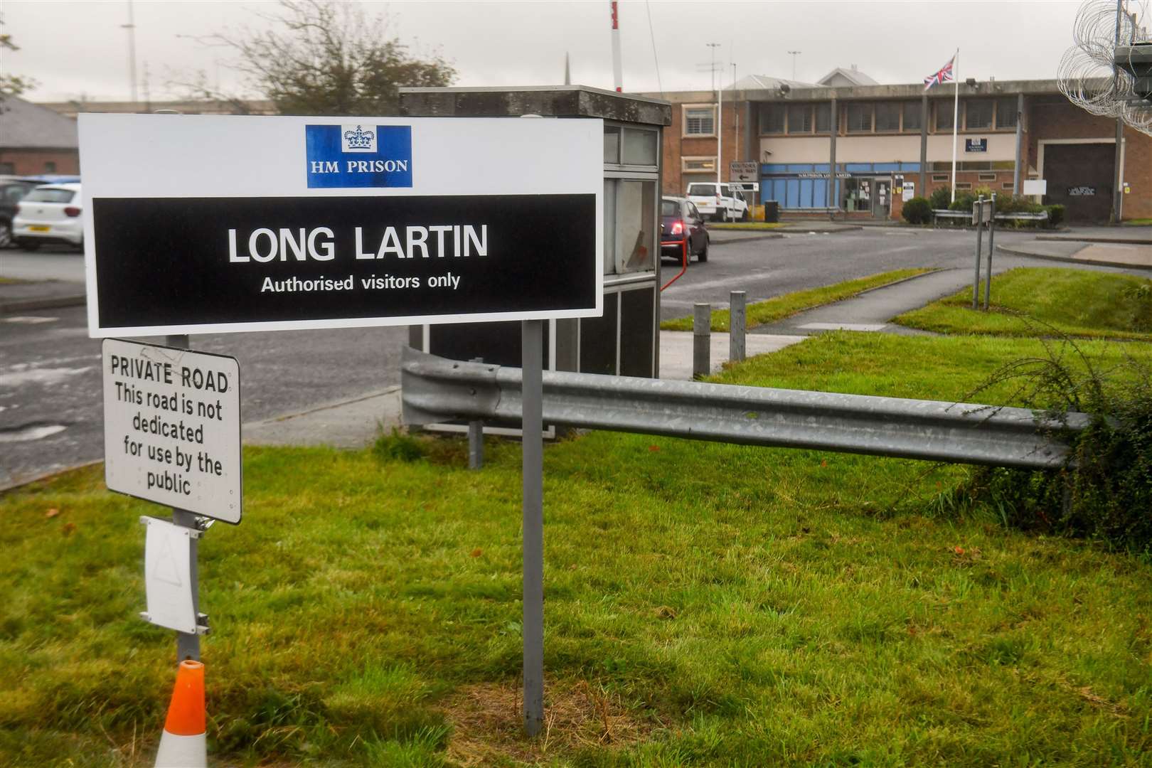 HMP Long Lartin, near Evesham, where David Bieber attacked a prison officer (Jacob King/PA)