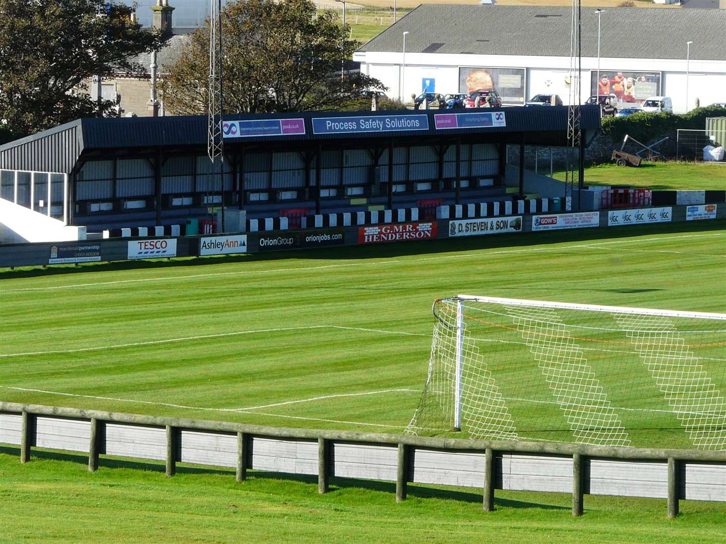 Parts of Inverness Thistle's ground came to Harmsworth Park. Picture: Alan Hendry