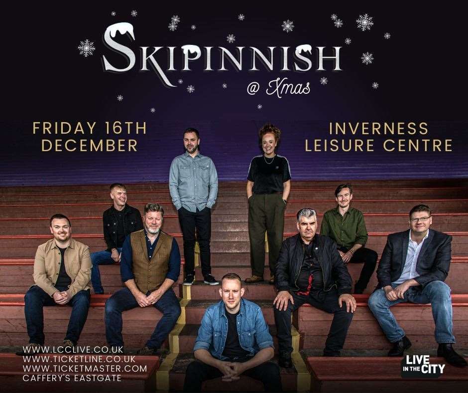 Skipinnish are already getting in the mood for the festive season. Picture: Andrew King.