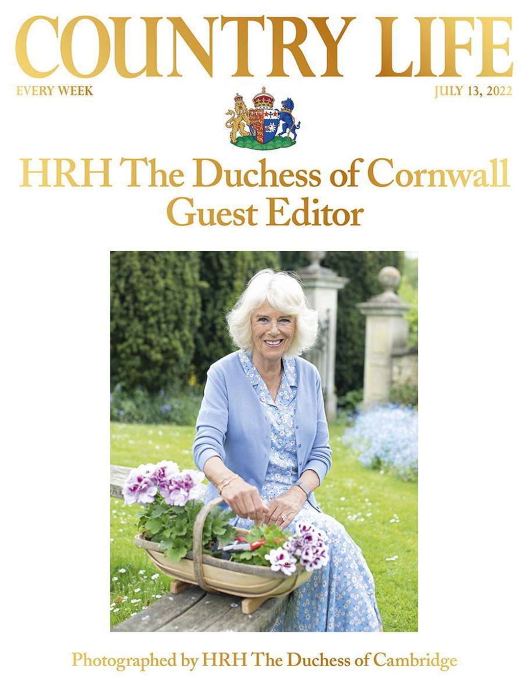 The edition of Country Life guest-edited by the Queen Consort sold nearly 70,000 copies (The Duchess of Cambridge/Country Life Magazine/Future Plc/PA)
