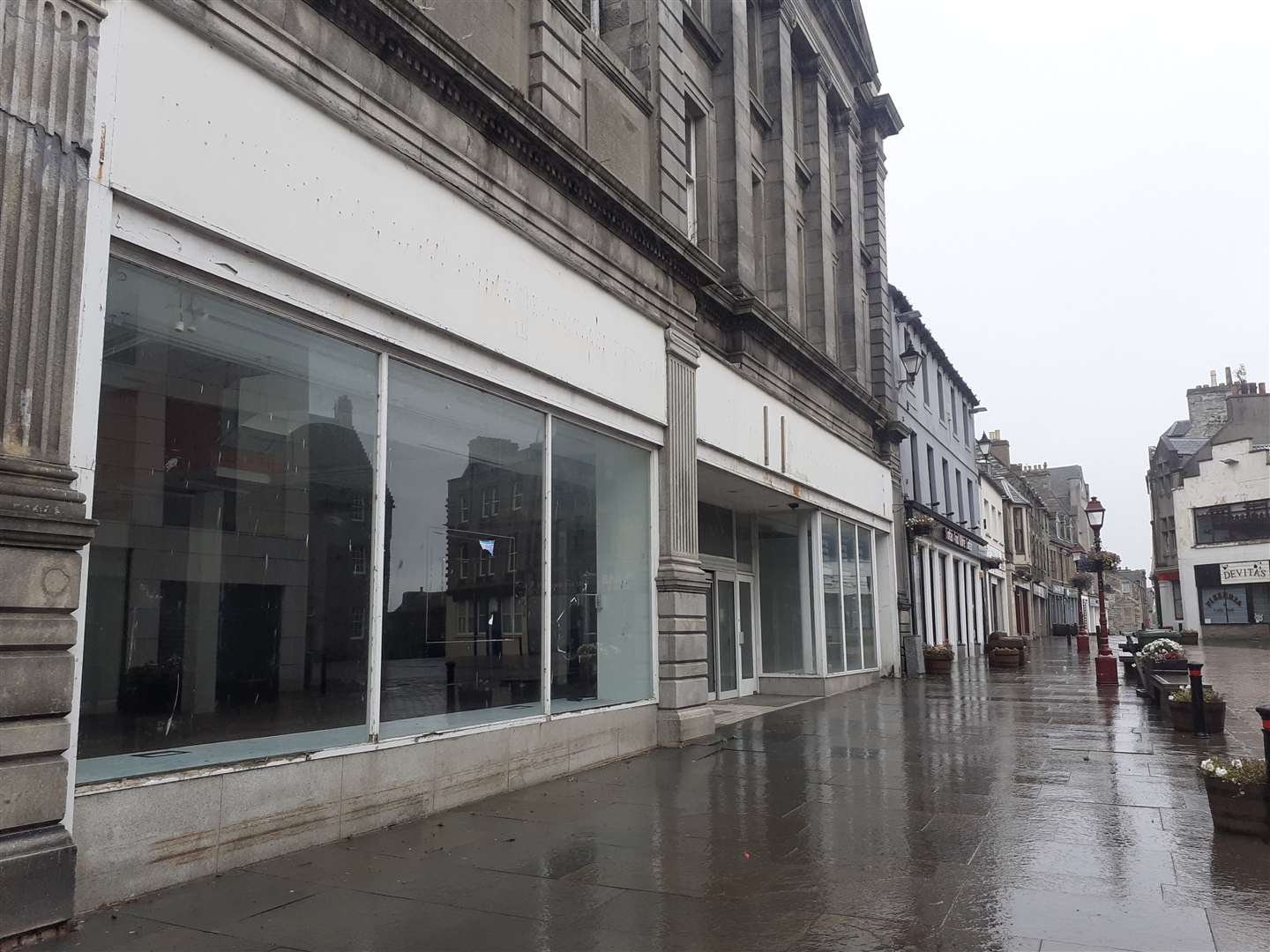 Wick's former Woolworths store and Original Factory Shop closed in 2018.