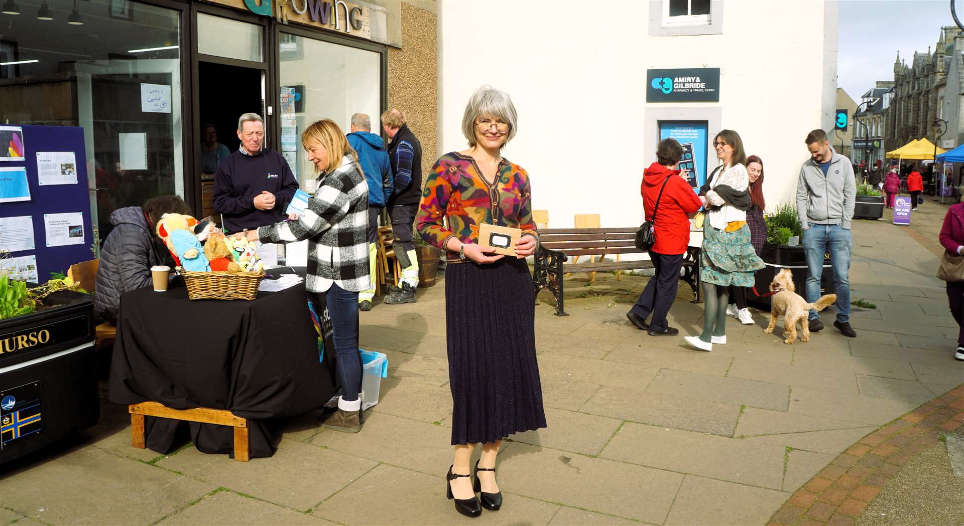 Oksana hosted a special eco event in Thurso a few months ago called the Circular Caithness Fair. Picture: DGS