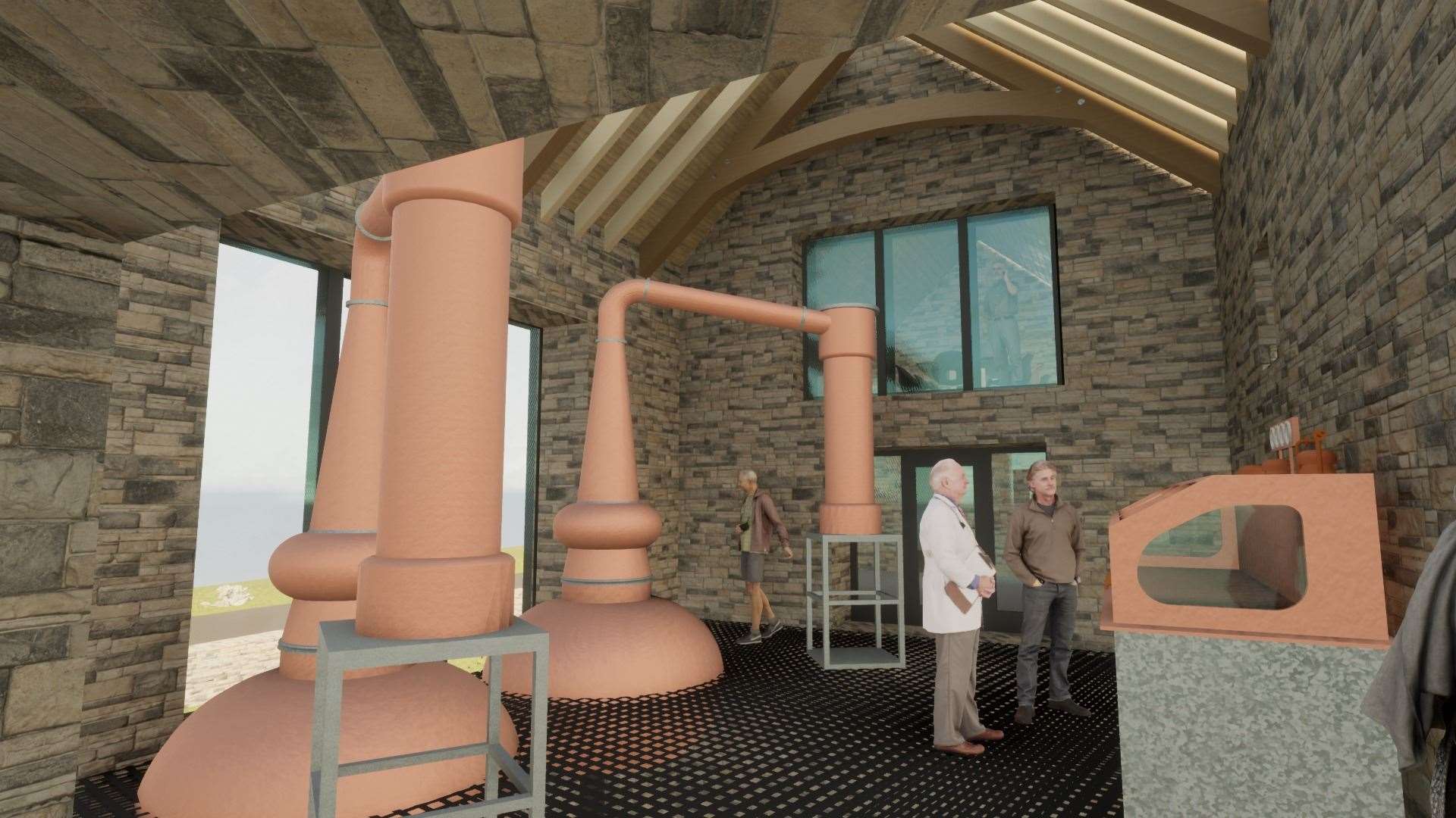 The old mill will be converted into a whisky distillery and visitor centre.