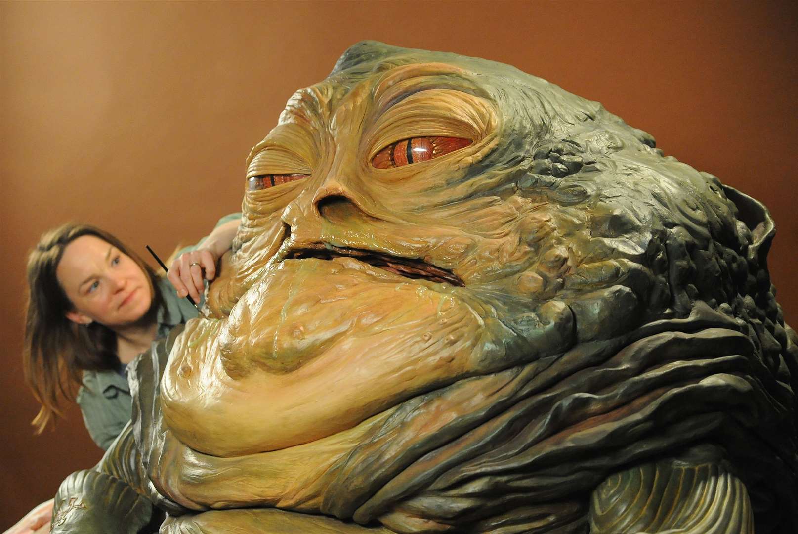 A wax figure of Star Wars character Jabba the Hutt (Lauren Hurley/PA)