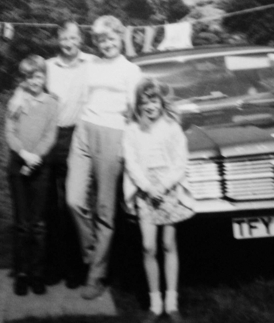 Cedric and Joyce Bibby with twins Martyn and Linda.