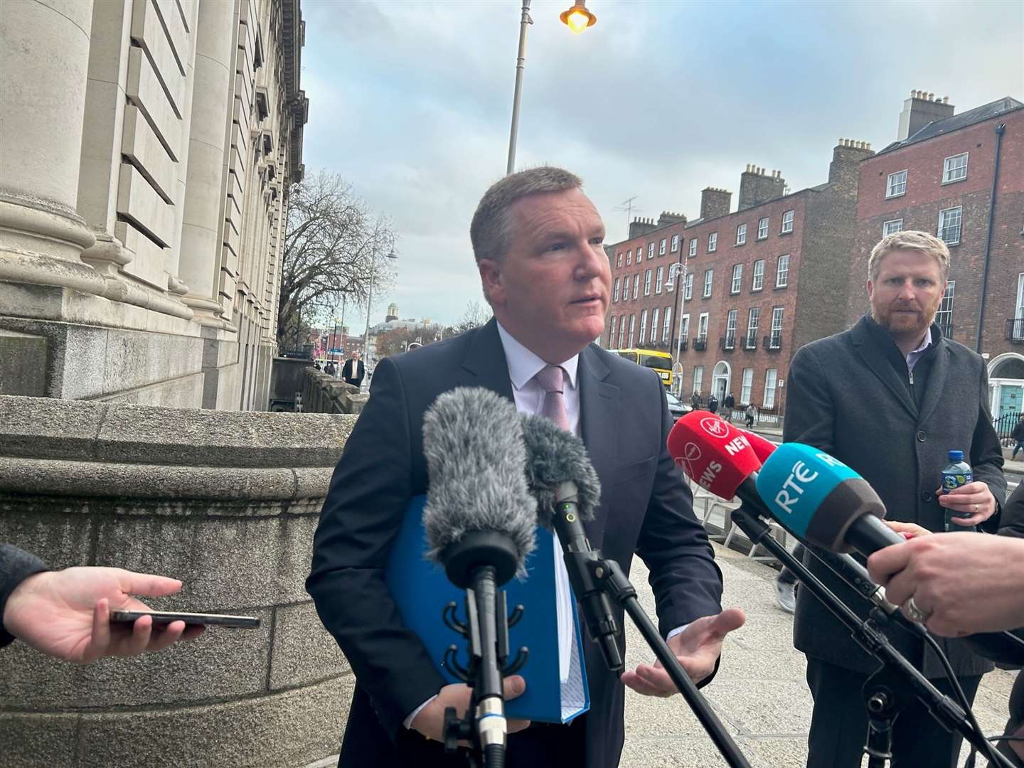 Finance Minister and Fianna Fail TD Michael McGrath also said he backed the Fine Gael Justice Minister (Cillian Sherlock/PA)