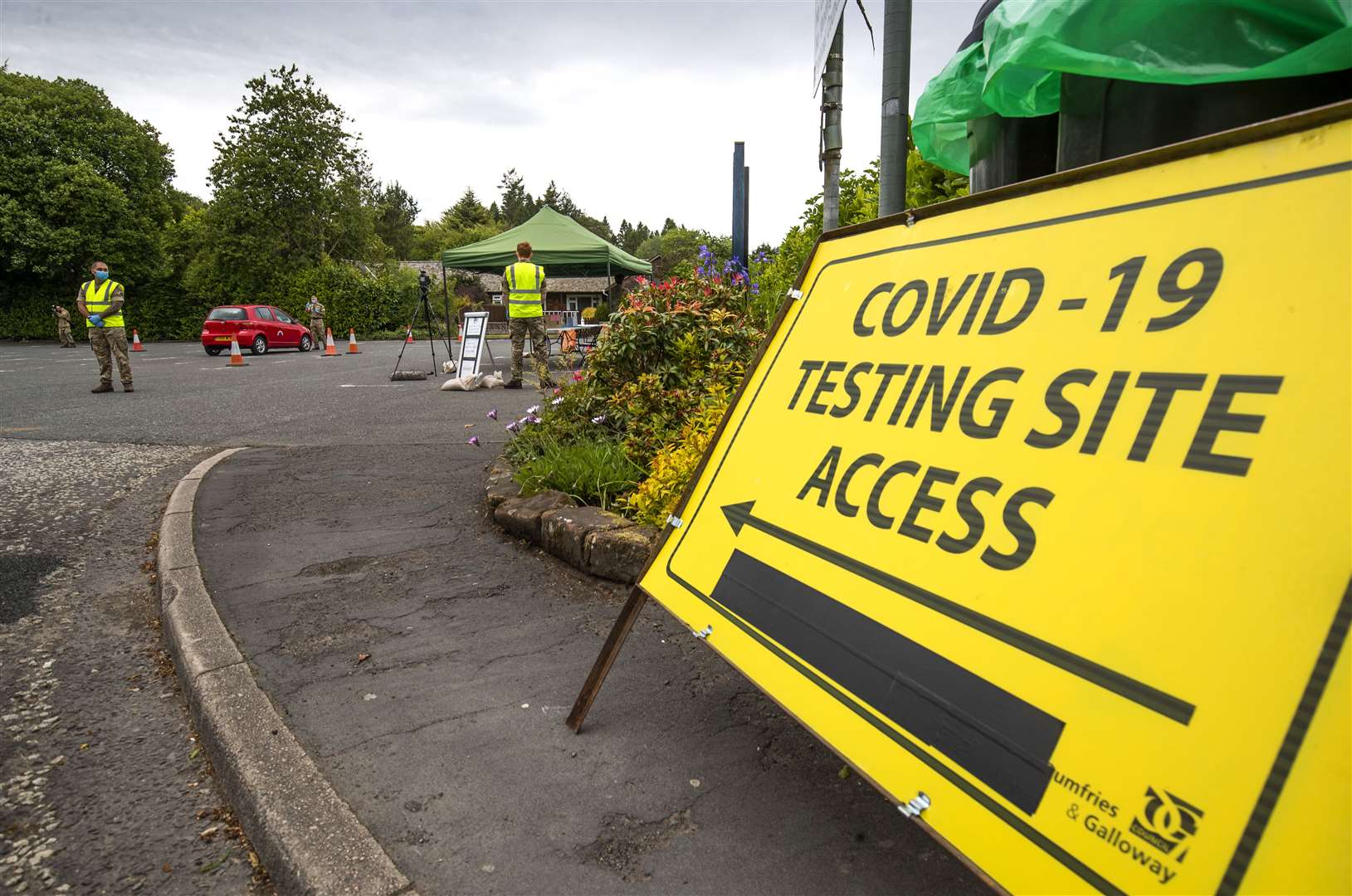 Figures for new Covid-19 cases are often lower at the weekends, an academic has said (Jane Barlow/PA)