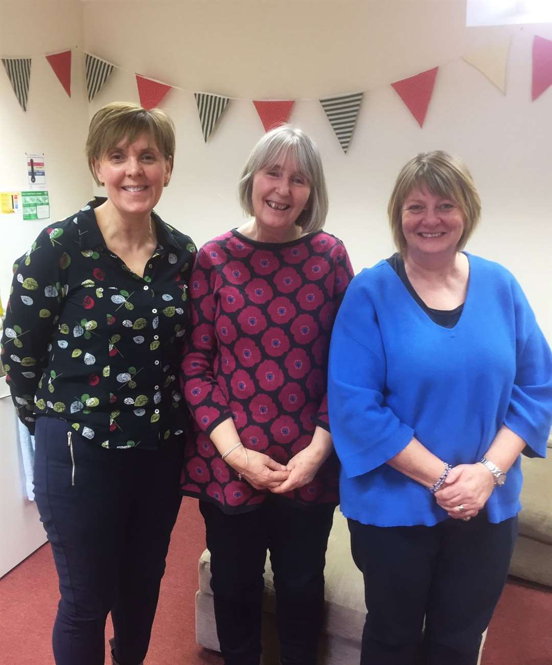 Befriending Caithness staff (from left) Elspeth Manson, coordinator, Angie House, senior coordinator, and Mary Bain, administrator.