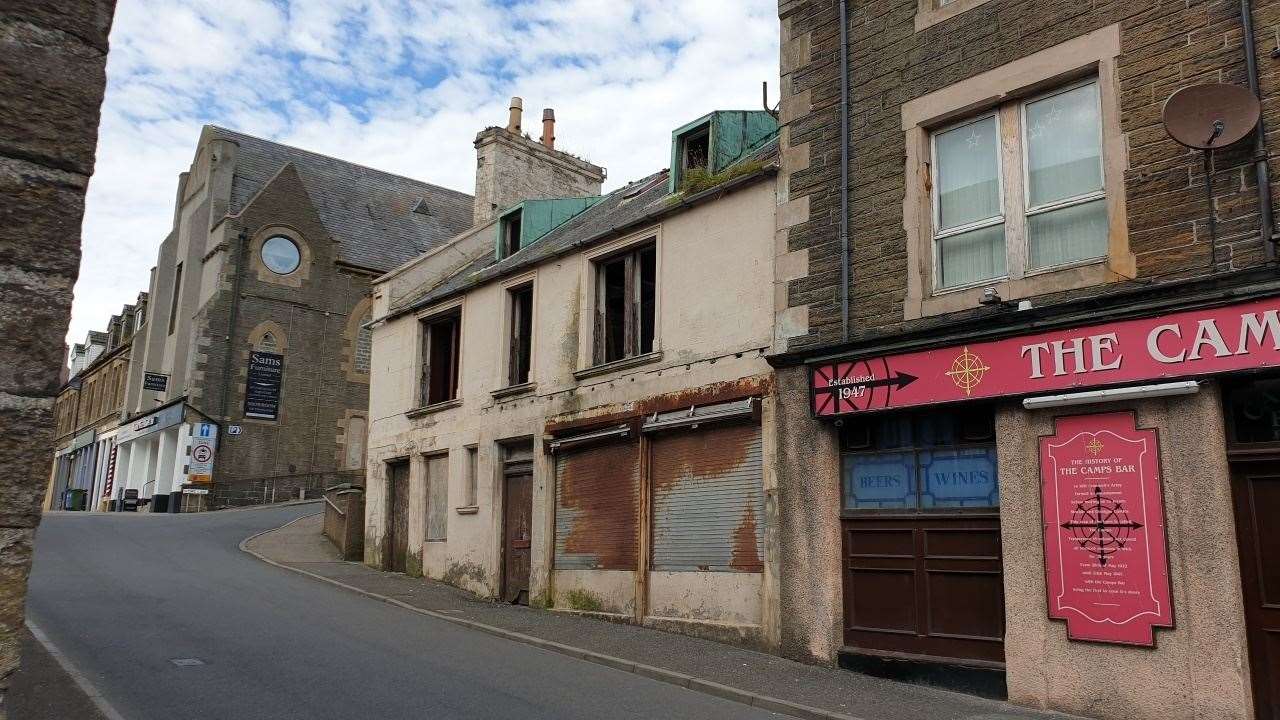 Number 126 High Street, Wick, the former Sloans premises. Picture: Highland Council