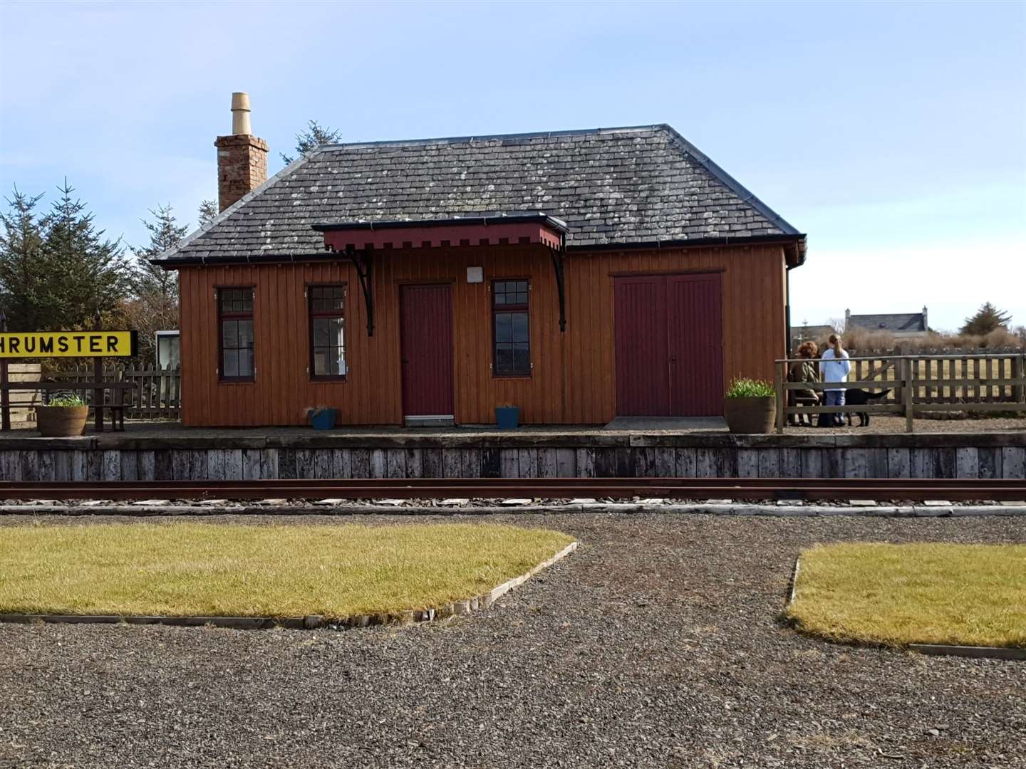 The old station at Thrumster was part of the Wick and Lybster Light Railway.