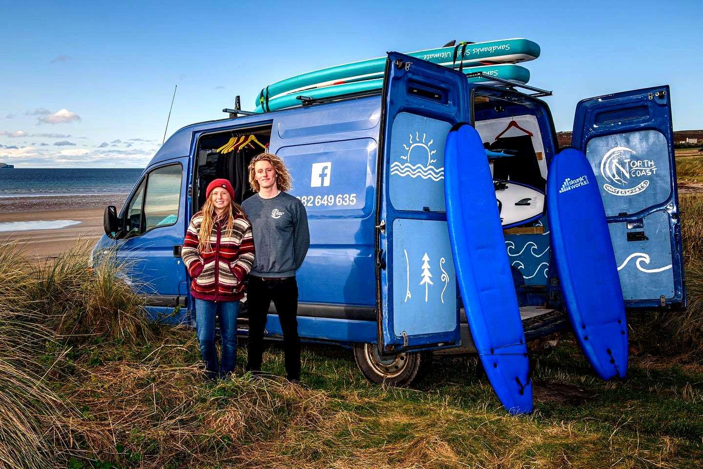 Iona McLachlan and Finn MacDonald.