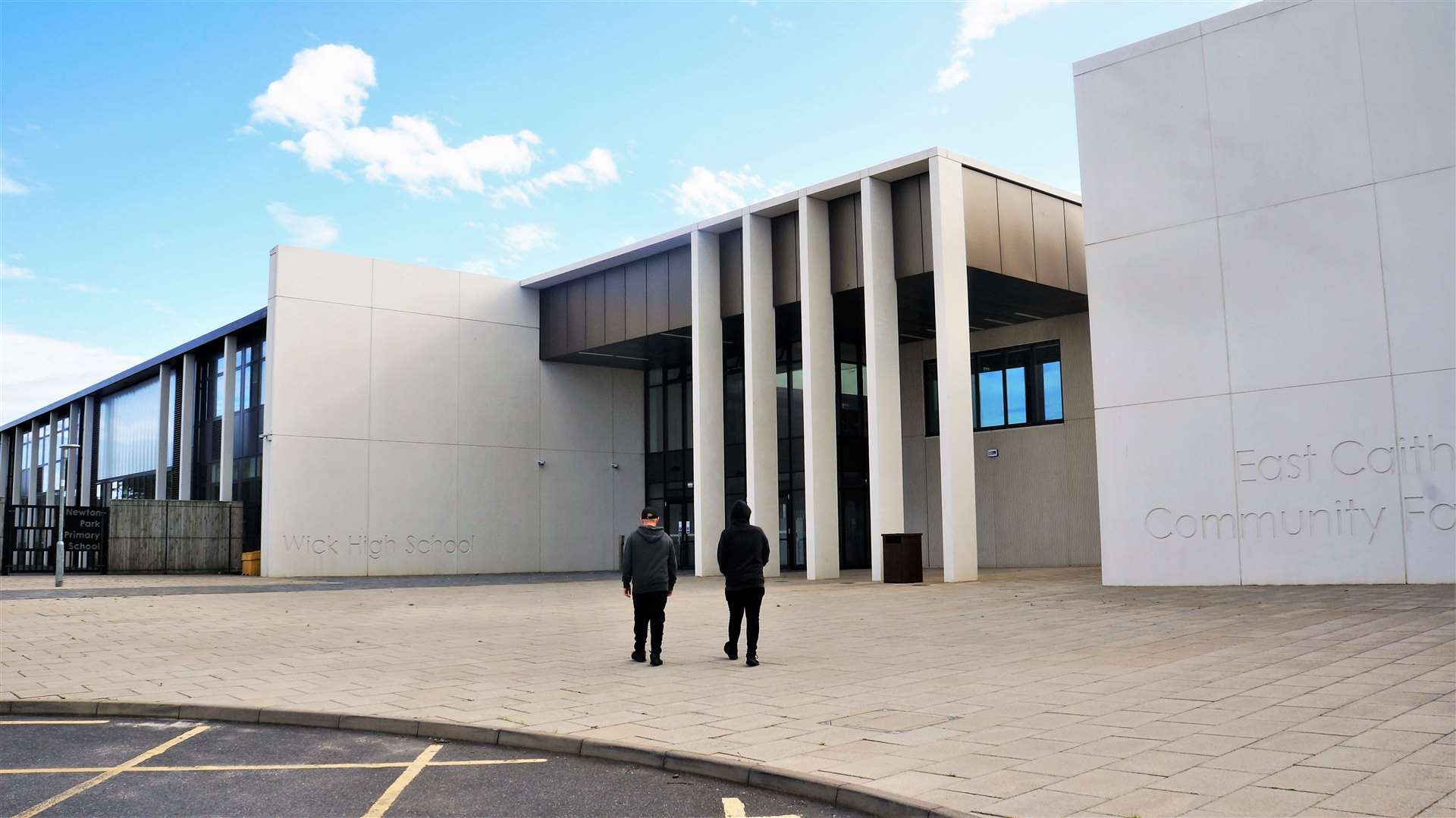 Wick High School will be closed ahead of the storm on Friday. Picture: DGS