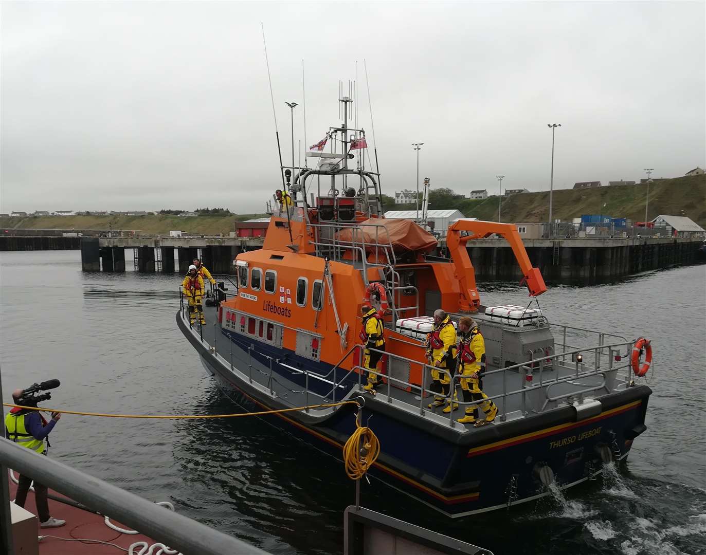 Thurso lifeboat features in the BBC TV series Saving Lives at Sea on October 8.