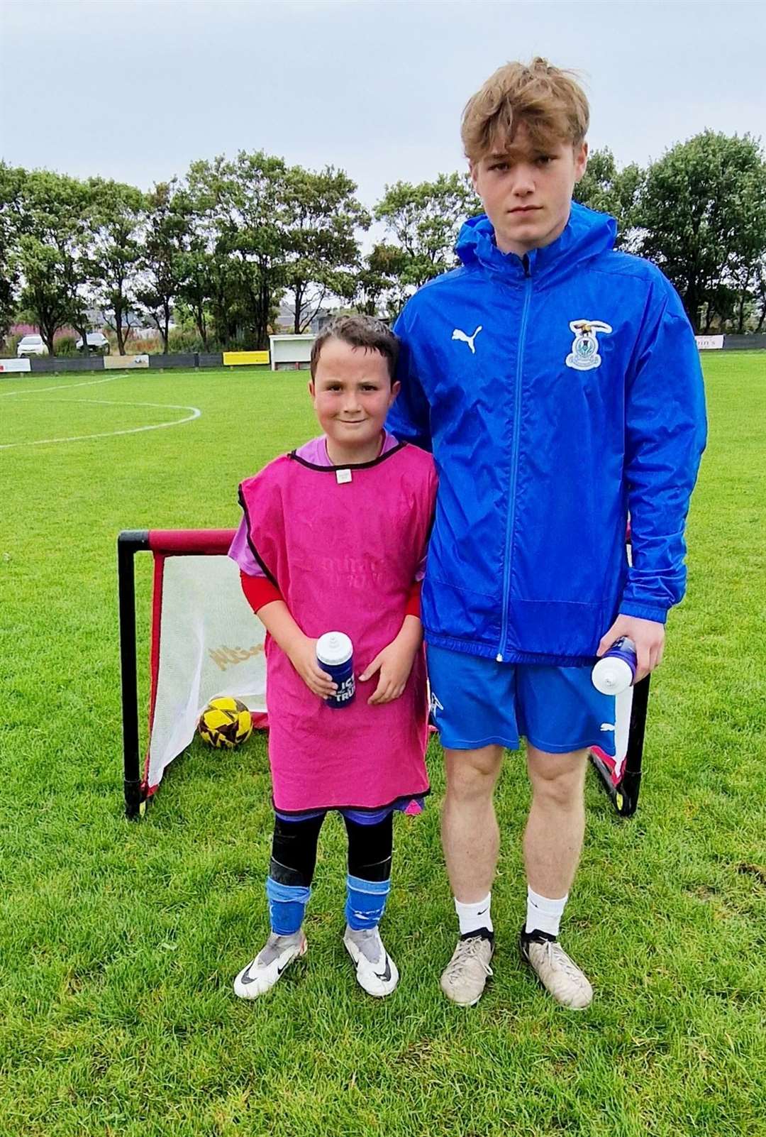 Harry Miller with Sam Reid.