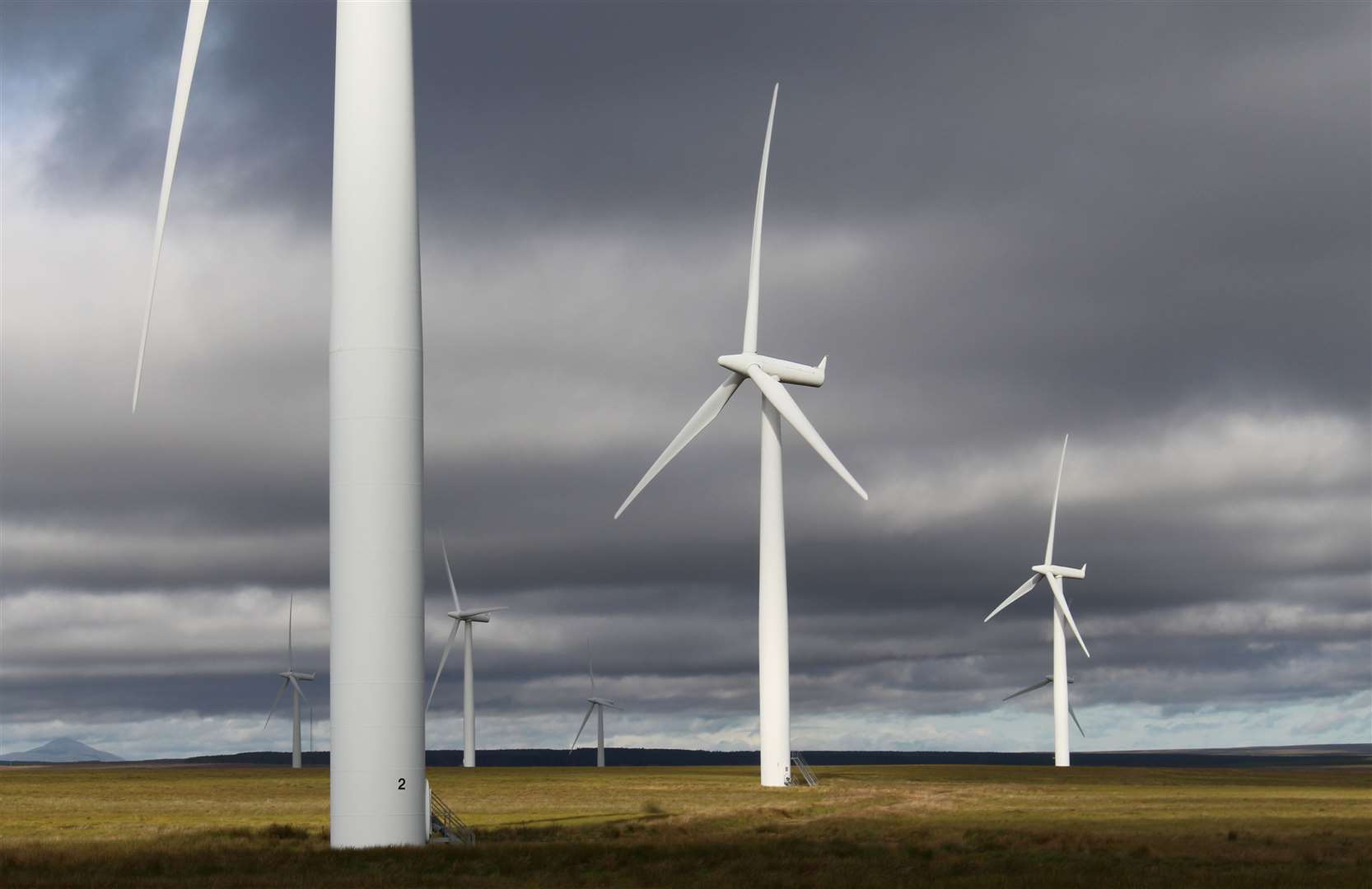 Causewaymire wind farm in Caithness. Picture: Alan Hendry