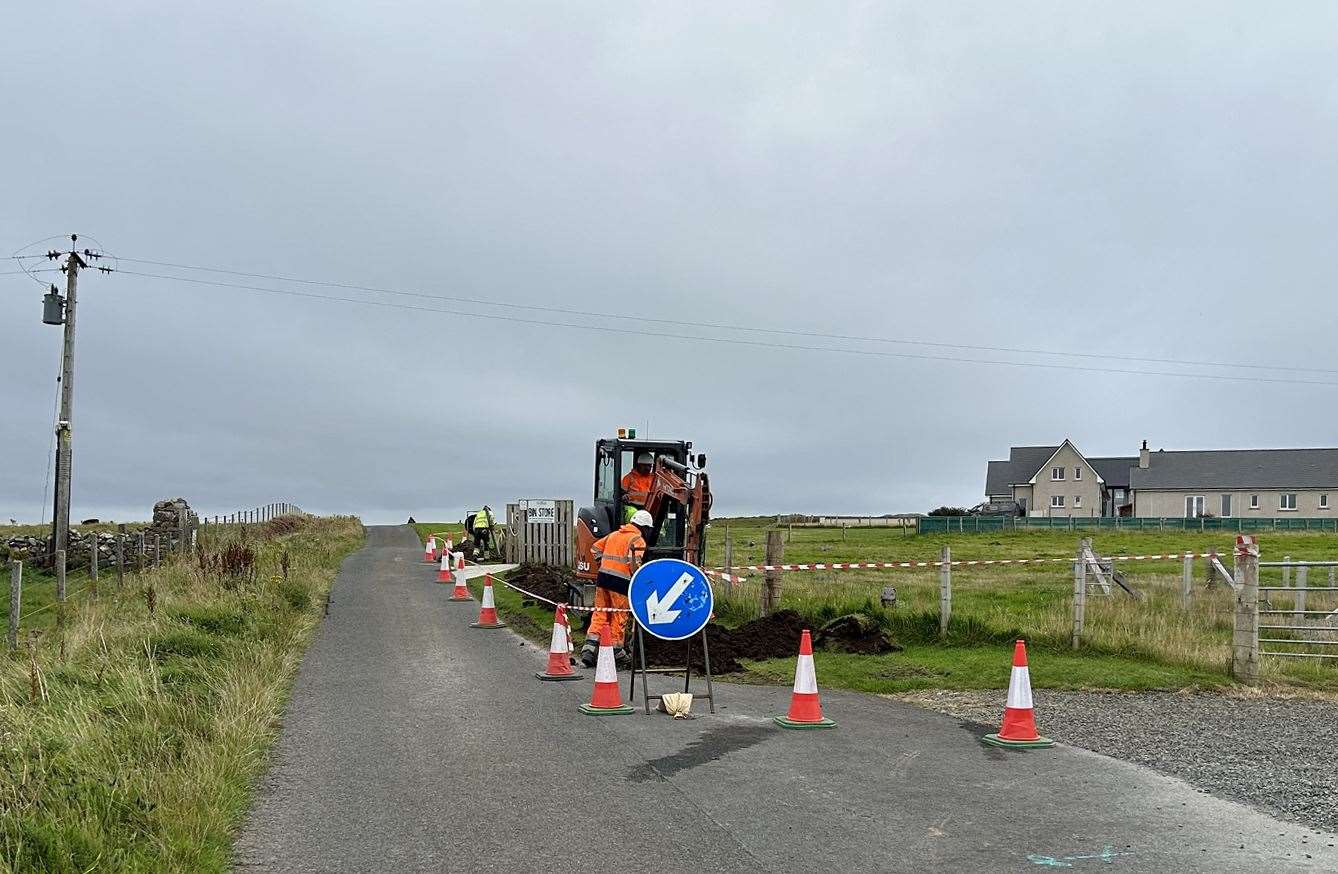 The R100 rollout has reached 'selected households and properties' in Caithness and many other parts of the Highlands.